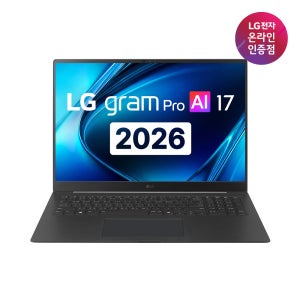 17ZD90U-GX5BK LG그램 Pro AI 2026 신제품 (16gb/256gb)