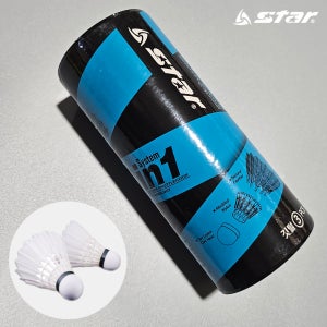 스타 셔틀콕 오리털 일반용 셔틀콕 동호회 배드민턴공 3개입