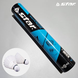 스타 셔틀콕 오리털 일반용 셔틀콕 동호회 배드민턴공 12개입