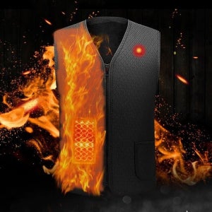 USB 발열조끼 기모 안감 3단 온도조절