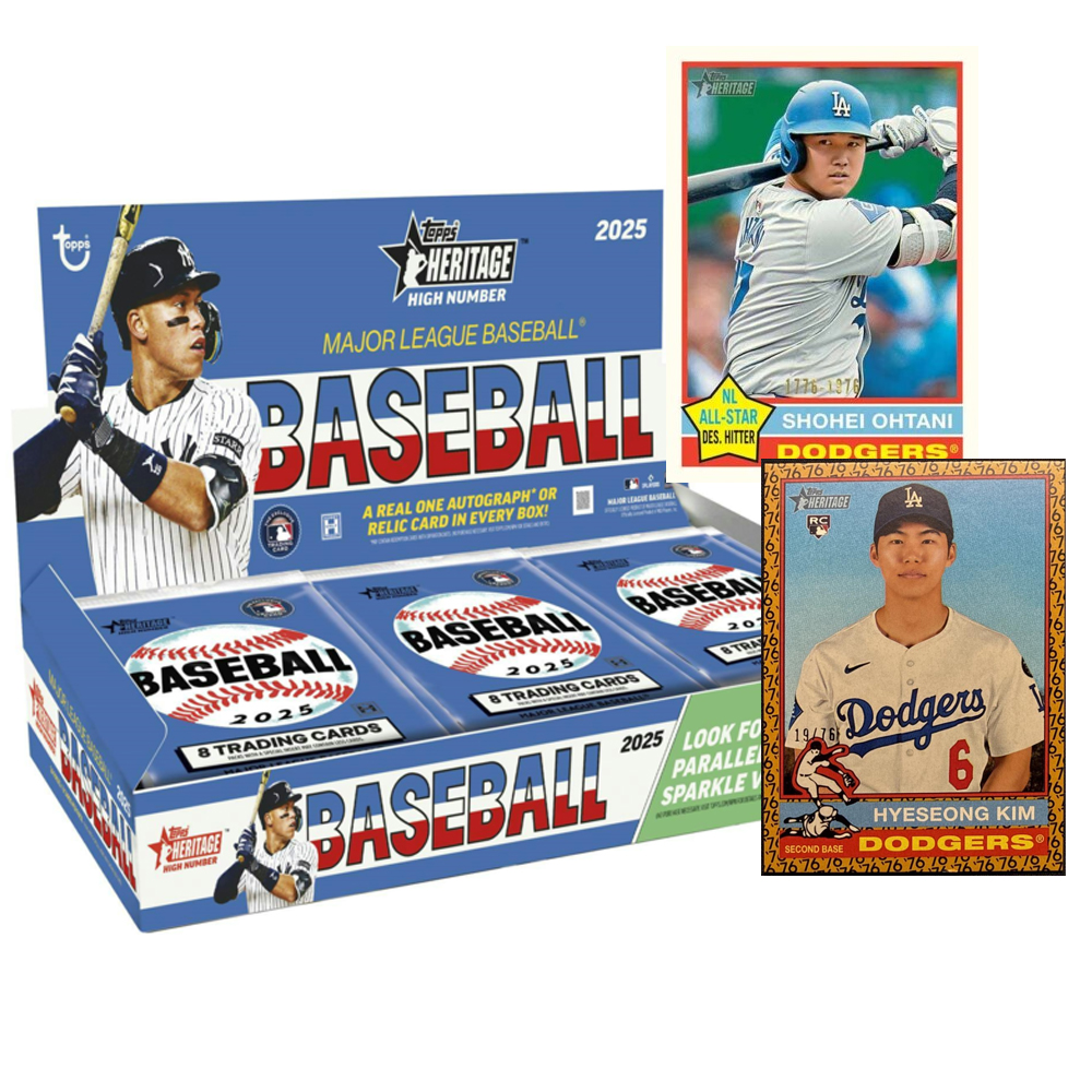 오타니 김혜성 MLB 메이저리그 야구카드 2025 Topps 헤리티지 하비 1박스 24팩