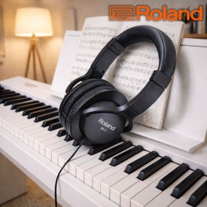 롤랜드 헤드폰 RH5 전자 디지털피아노 전자드럼 기타앰프 스튜디오 헤드셋 RH-5