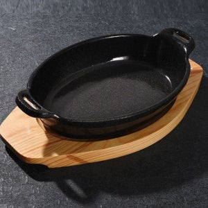 무쇠 타원 콘치즈팬 주물팬 양손 구이팬 스테이크 특대 그릴팬 무쇠팬