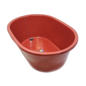 실속형 반신욕조 다용도 사용가능 특대형2개, 레드