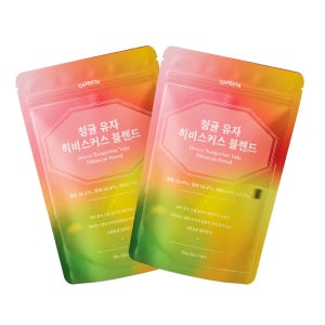 히비스커스 유자 청귤 과일차 블렌딩 티백 25개입 2팩 카페스타