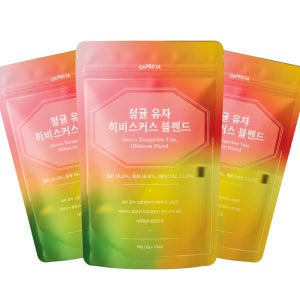 히비스커스 유자 청귤 과일차 블렌딩 티백 25개입 3팩 카페스타