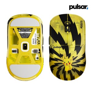 펄사 X2 크레이지라이트 포켓몬 피카츄 에디션 초경량 무선 게이밍 마우스 36g