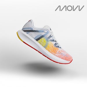 MOVV 무브 남성 러닝화 노스타라 중립 쿠션화 데일리 발볼넓은 운동화 조깅화 (선라이즈)