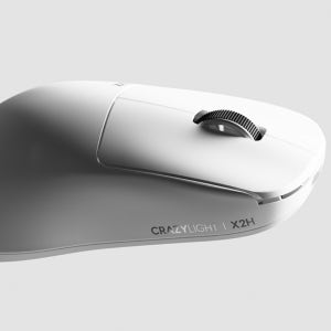 펄사 X2H CrazyLight 미디움 무선 게이밍 마우스 우유니 화이트