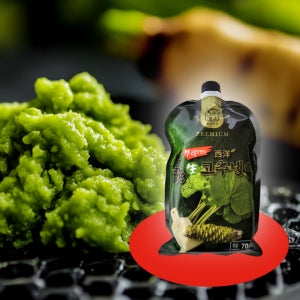 청비 프리미엄 생 와사비 서양 고추냉이 1박스 뿌리 알갱이 업소용 700g, 10개