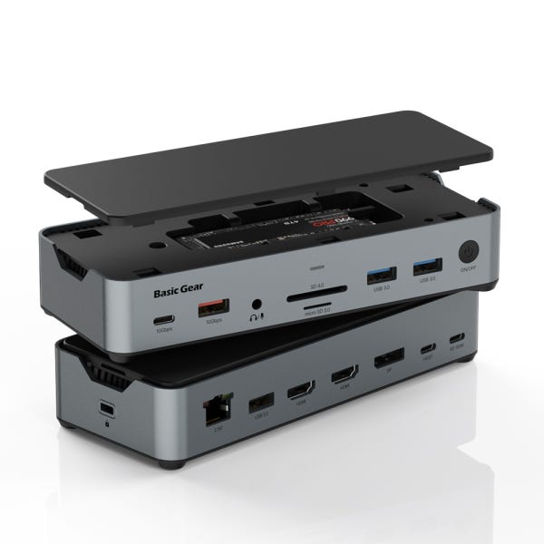 C타입 노트북 멀티 허브 독 썬더볼트 USB4 호환 15in1 도킹스테이션