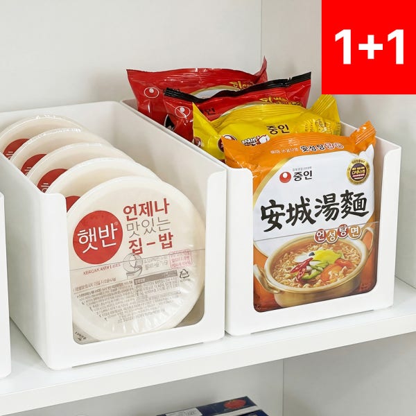 한누네 펜트리 수납함 팬트리 정리함 펜트리 투명 서랍 수납 정리함 냉장고 라면 1+1중형