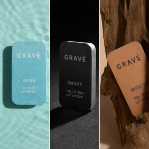 GRAVÉ 그라비 솔리드 퍼퓸 3종세트 아쿠아틱시트러스, 우디, 레더, 10g, 3개