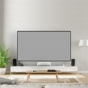 HOME ALR 액자스크린 80인치 4K UHD 그레이 HS-CAJ-G80