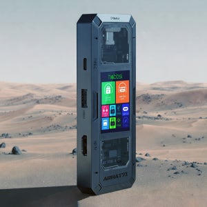 햅시 4세대 프리미엄 100W USB C타입 스마트 모니터링 7in1 멀티허브 도킹스테이션