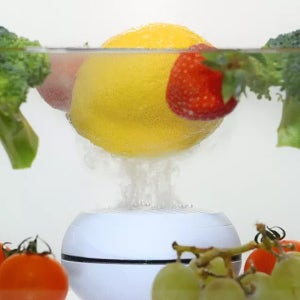 홈마블 과일세척기 스마트 무선충전 조개해감 잔류농약제거 이유식 야채 사과 브로콜리 세척