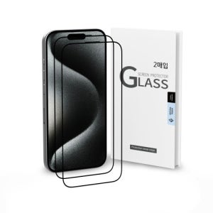 크리스탈터치 애플 프리미엄 투명 강화유리필름 아이폰12, 2매입