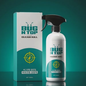 바퀴벌레약 살충제 버그엔탑 클린킬 퇴치제 500ml