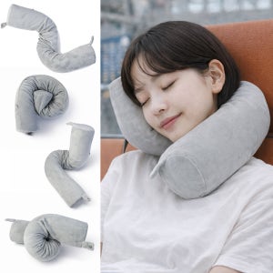 비행기목베개 기내용목베개 목배개 여행용 휴대용 승무원 자유변형 허그핏