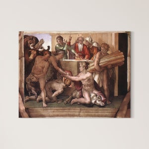 위아트 명화 미켈란젤로 노아의 희생 20호 캔버스아트