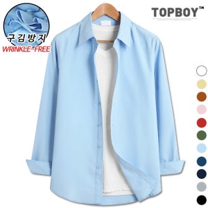 데일리 컬러플 링클프리 긴팔셔츠 (JR125)