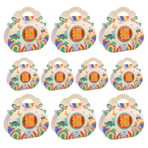 ( 10개 배송료X )귀여운 복주머니 스티커 가방 꾸미기 아이베이비아트