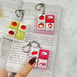 토마토 체리 키캡 키링 청축 키보드호환 가능