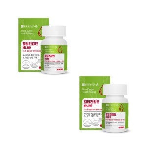 혈당건강엔 바나바 500mg 90정, 2개
