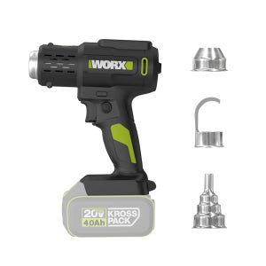 웍스 충전 디지털 열풍기 베어툴 20V WU040.9 히팅건