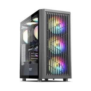 DARKFLASH DP360 MESH RGB 강화유리 블랙 (미들타워)