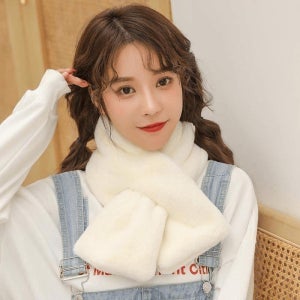 루나버블 페이크퍼 머플러 털 목도리 넥워머 [5color] 성인 여자 여성 학생 중학생 고등학생 여학생 여중생 여고생 겨울 방한 목보호 목워머 숏 밍크 모피 페이커퍼 털목도리