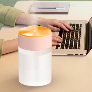 KC인증 미니가습기 탁상용 안개가습기 250mL 원룸 사무실 무드등