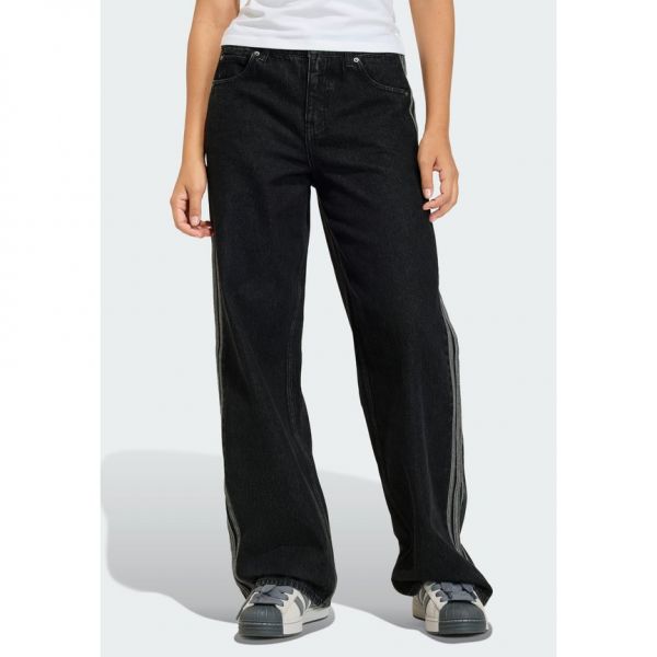 ADIDAS 아디다스 오리지널 FIREBIRD - 릴렉스 핏 <b>진스</b> <b>트루</b> 블랙 데님 462904