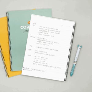 핑크풋 코넬 노트 색상랜덤 코넬식 필기법 요약 오답 정리 공책 초중고 학생 신학기 준비물