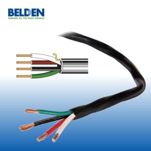 벨덴 BELDEN 5002UP 스피커케이블 4심 4C 3.5스퀘어 12AWG 100m 1롤