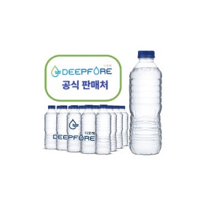 먹는샘물 디포레 500ml, 40개