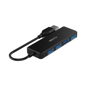 NEXTU USB 허브 4포트 USB 3.0 멀티 포트 맥북 노트북 포트 확장 764U3