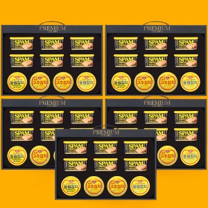 [간식대장] 고마운 분들께 알찬 명절선물세트 프리미엄 선물세트 1호(5개-1박스) / 동원참치 스팸 동원 SPAM