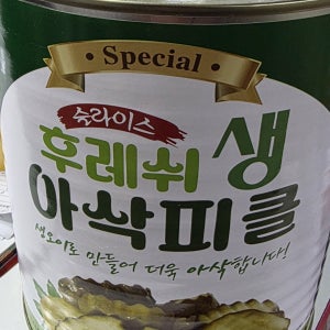일가집 슬라이스 후레쉬 생 아삭피클3kg x 6ea