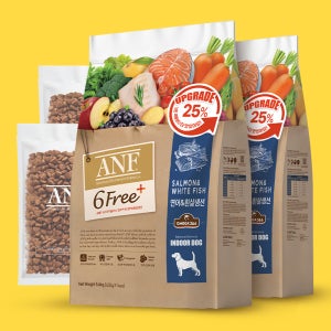 [N포인트] ANF 강아지 사료 식스프리 플러스 독 연어+흰살생선, 5.6kg, 2개