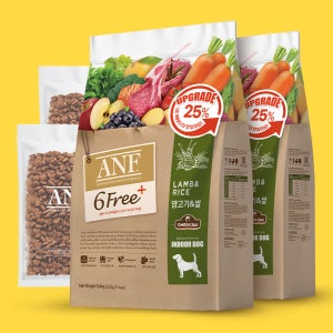 [N포인트] ANF 강아지 사료 식스프리 플러스 독 양고기+쌀, 5.6kg, 2개