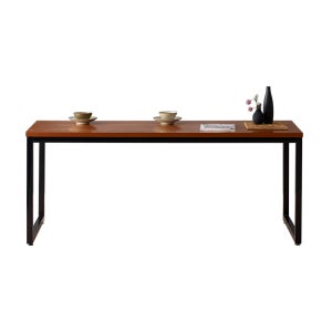 미코퍼니처 LPM 우든 멀바우 테이블 1800mm, 멀바우브라운