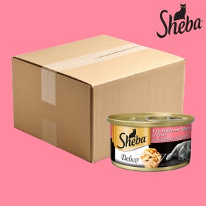 (8박스) 쉬바 캔 고양이 간식 참치와 연어, 85g, 192개