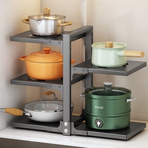 키친핏 멀티랙 냄비 정리대 후라이팬 정리대 3단