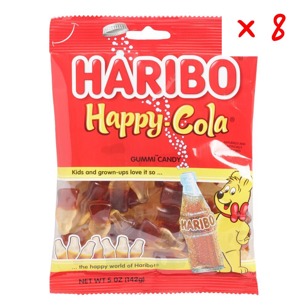 Haribo 하리보 해피 콜라 <b>구미</b> 캔디 세트 142g 8개
