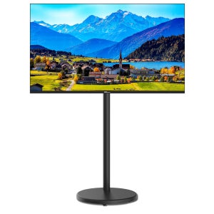 대우테크 스마트 구글 QLED 108cm (43형) UHD 4K TV 에너지1등급 AG43SQEA1 이동형 패키지 무빙스탠드 삼텐바이미