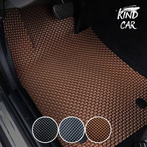 차카네 3D TPE 벌집매트 엠보싱 발매트 바닥 카 이중 발판 차량용 깔판 운전석 기본