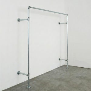 유진공작소 파이프행거 EF-003 벽고정1단 행거