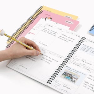 핑크풋 냥냥 초등 오답노트 과목별 수학 국어 오답 정리 연습장 초등학생 필기 공책 신학기