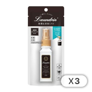 란도린 패브릭 미스트 섬유탈취제 클래식 플로랄 휴대용, 40ml, 3개